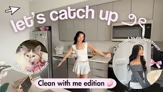 I've been gone for 6 months... 🎀 | New Apartment?! New Kitty?! | Asmr Cleaning Edition