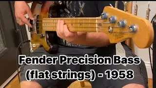 Vintage Fender Precision Bass TEST and COMPARISON with Ampeg B15