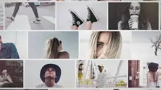 Video Wall Mosaic Logo Reveal Intro - After Effects Template