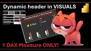 Create dynamic header for visualizations in Power BI