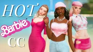 🍹🫦HOT Maxis Match Barbie CC | The Gloss Collection | Cinematic Showcase - The Sims 4 🫦🍹