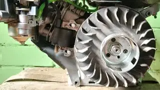 How to set the ignition timing on a walk-behind tractor | Magneto gap!