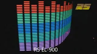 Графический эквалайзер подсветка  на стекло RS EL 900