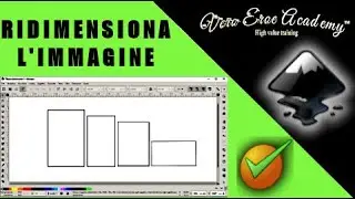 RIDIMENSIONA IMMAGINE INKSCAPE - COME RIDIMENSIONARE IMMAGINE INKSCAPE - HOW RESIZE CANVA INKSCAPE