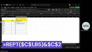 REPT Function in Excel | Excel Lollipop Graph