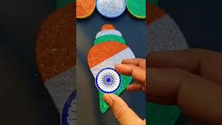 🇮🇳 Tricolour Glitter Painting On Shankh 🥰 || Jay Hind 