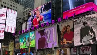New York - Manhattan Times Square iPhone X 4K footage