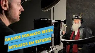 Retratos em estúdio com Grande formato 18x24