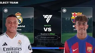 real Madrid vs Barcelona | El Clasico | FC MOBILE
