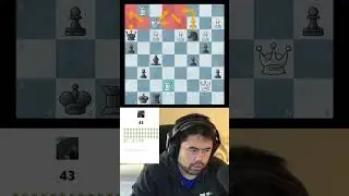 Hikaru: "Check, Check, King E2, Queen H2, yea yea" #GMHikaru #Shorts