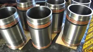 6D22 Rebuild through various stages