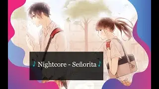 Nightcore - Señorita (Lyrics In description box) #Radioactive