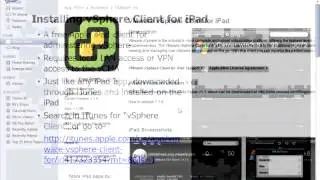 Administering vSphere Using an iPad