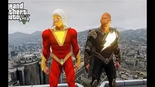 GTA 5 Live Playing As black Adam And Shazam