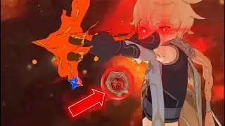 Aether But With Element Pyro | Genshin Impact Animation