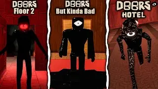ROBLOX Original Doors vs Doors But Kinda Bad vs Doors Floor 2 | Jumpscares