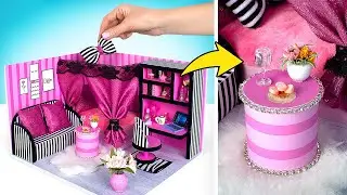 Camera da Letto fai-da-te in Miniatura in Stile Victoria’s Secret