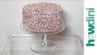 How to Make a Funfetti Sprinkle Party Cake: Howdini Cakes