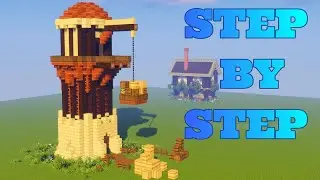 Minecraft: How to Build a Medieval Silo Step By Step Build Tutorial #30