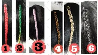COMO EMPEZAR A TEJER  TRENZAS AFRICANAS ,6 FORMAS