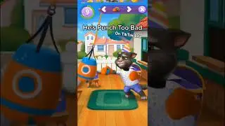 He's Punch Too Bad on TikTok Lite #talkingtom2 #tiktoklite #tiktok #shorts