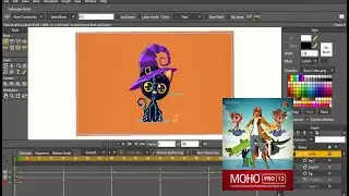 How to draw and move using Moho 12 pro
