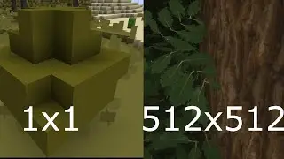 Every texture pack resolution in Minecraft!