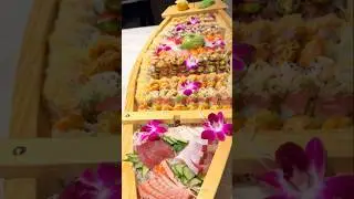 Monster Sushi Boat: Biggest feast of #Nigiri #sashimi & #Sushirolls