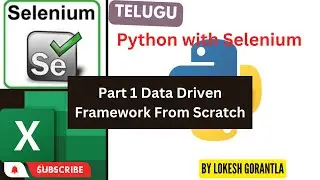 Part 1: Data Driven Framework | Python Selenium | Pytest | Pytest-html | Logs |Screenshots | Reports