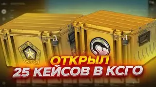 ОТКРЫЛ 25 КЕЙСОВ В КС ГО И ВОТ ЧТО МНЕ ВЫПАЛО! ОТКРЫТИЕ КЕЙСОВ В CS:GO!