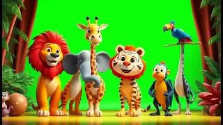 ANIMAL HIPO,ZEBRA,GOAT,LAMB,DEER Video Green Screen