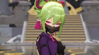 【MMD Genshin Impact】Kuki Shinobu | CH4NGE (feat. KAFU) [Fixed Cam]
