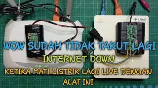 Merakit sendiri ups mini buat jaga jaga mati listrik ketika lagi live