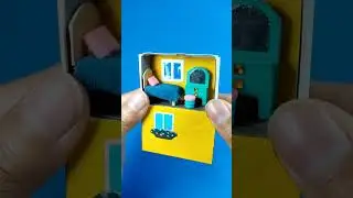DIY Miniature Bedroom in a Matchbox