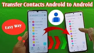 How to transfer contacts one android to another android phone | 2024