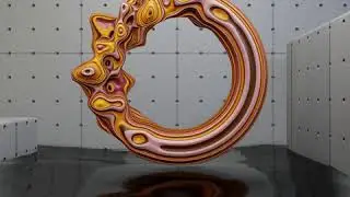 Blender Animation (Eevee Engine) Displacement Effect Ring