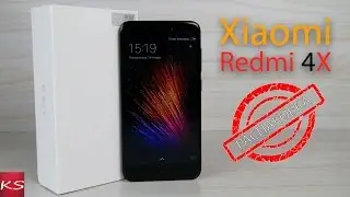Чёрный Xiaomi Redmi 4X распаковка и первое впечатление!