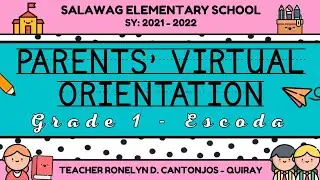 VIRTUAL ORIENTATION FOR THE OPENING OF CLASSES 💻