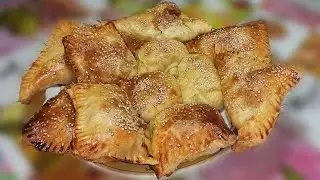 Ленивая Домашняя Самса с Курицей из Готового Слоеного Теста | Быстрый Рецепт
