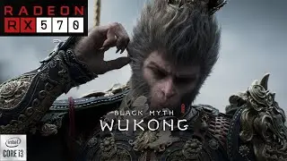 Black Myth: Wukong Gameplay amd rx 570