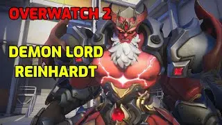 Reinhardt Demon lord Skin (Battle Pass Season 5) Overwatch 2 Legendary Skin