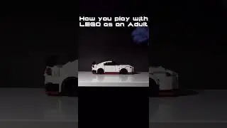 Playing with Lego as a Kid vs Adult 