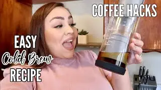 How To Make The BEST Cold Brew Coffee!