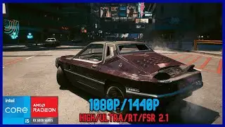 Cyberpunk 2077 Update 2.0 | AMD RX 6700 XT - i5 13600k - 32GB DDR4 Benchmark