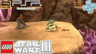 Lego Star Wars III: The Clone Wars PSP HD Gameplay (PPSSPP)