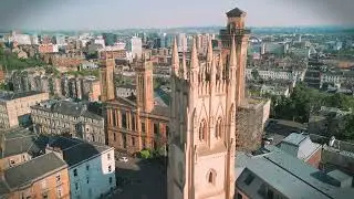 Glasgow skyline Dji Mini3 Pro 13/06/23