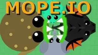 MOPE.IO GAMEPLAY #2 STEALING THE BLACK DRAGON TROLL