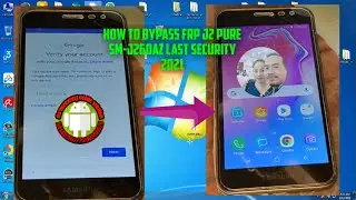 how to bypass/unlock/remove frp/google account Samsung J2 Pure SM J260AZ  last security success