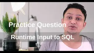 Oracle SQL Tutorial#79 Runtime input to SQL query |substitution operator Oracle Database