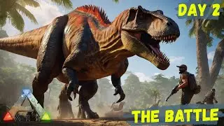 ВЫЖИВАНИЕ В РАТХОЛЕ ДЕНЬ 2 | ПРИРУЧАЛОВО И ОБОРОНА | СЕРВЕР ARK THE-BATTLE